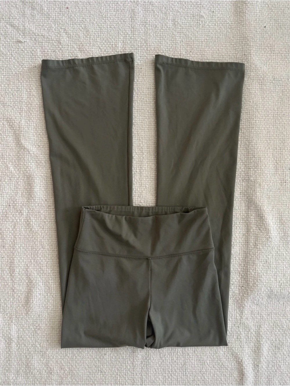 American Eagle Outfitters Olive High-Rise Flare Leggings